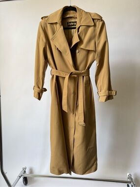 Joules Long Camel Trench Coat with Belt